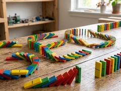 GEO: Korrelation und Kausalität - Dominosteine