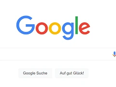 Google Startseite mit Google Lens