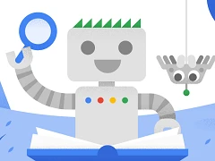 Googlebot mit Lupe