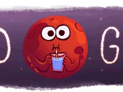 Google-Doodle Mars