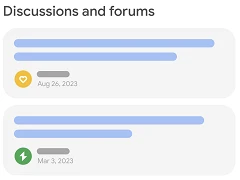 Discussions and Forums