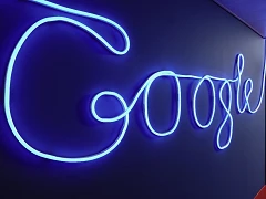 Google Neon-Schriftzug