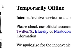 Internet Archive offline