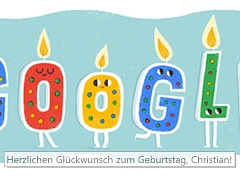 Google: persönliches Geburtstagsdoodle