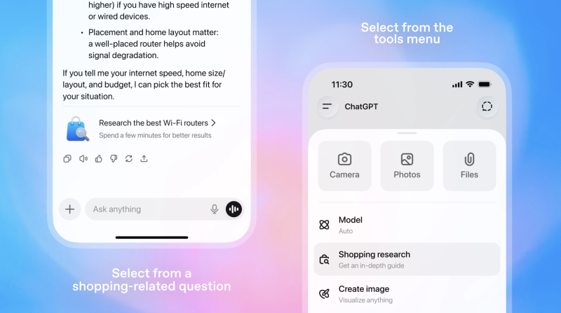 ChatGPT Shopping Research