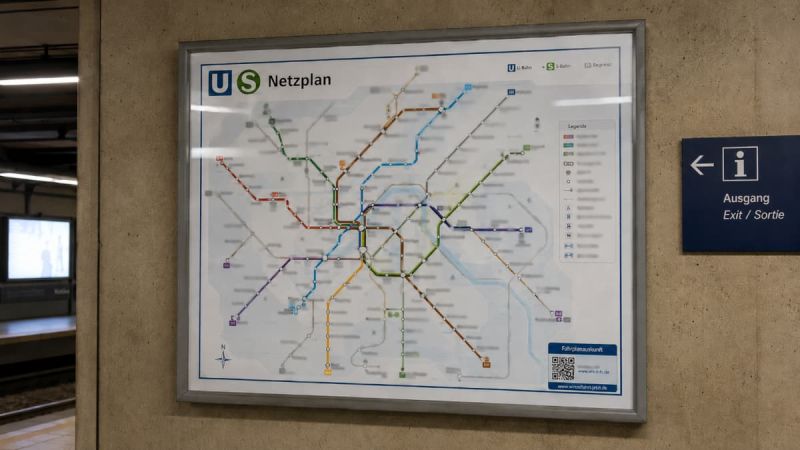 Navigation: U-Bahn-Netzplan