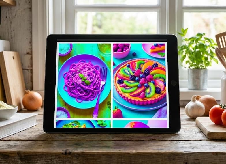 Unrealistisches Kochrezept. Bild per KI erstellt