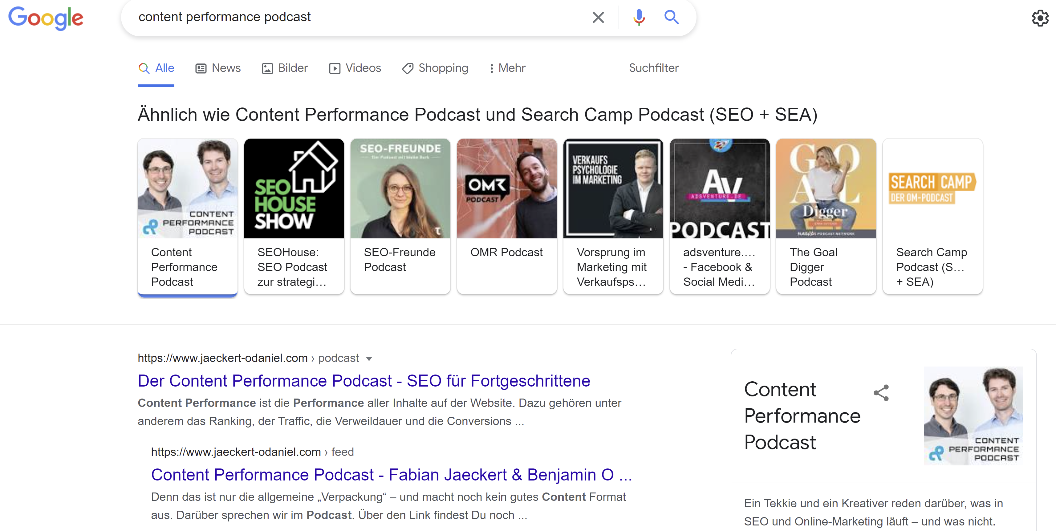 Content Performance Podcast: Knowledge Panel