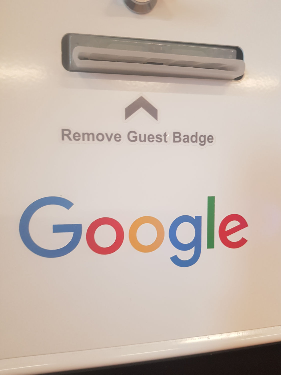Google guest badge