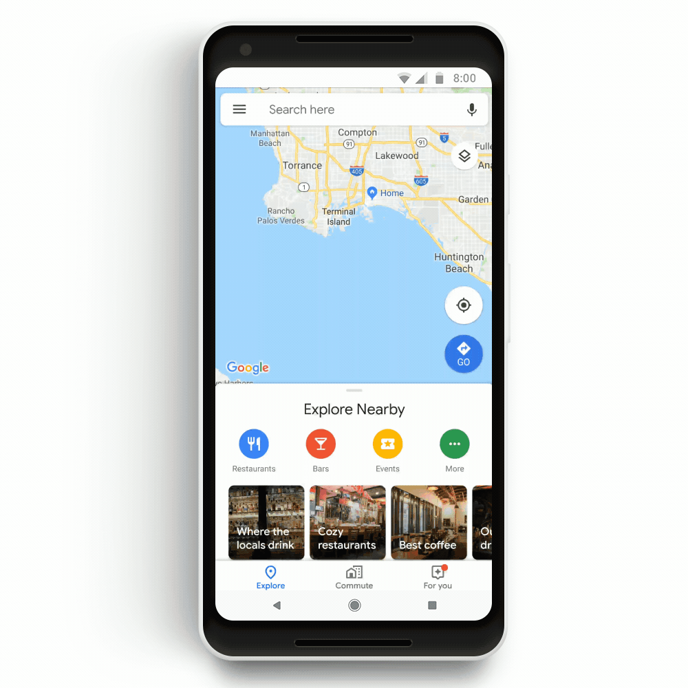 Google Maps mit Pendler-Infos