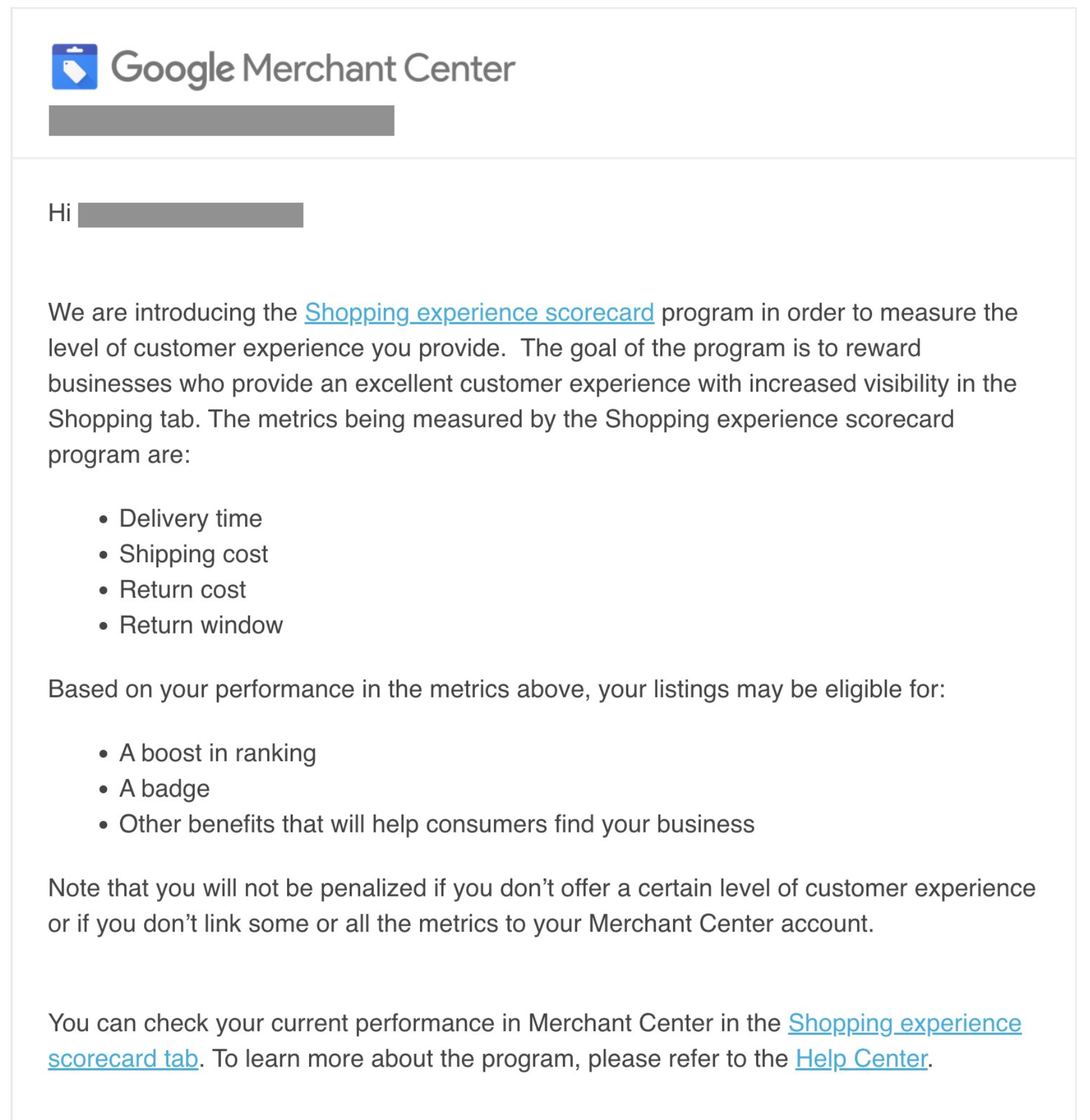Google Merchant Center: Ranking-Boost durch gute Shopping Experience
