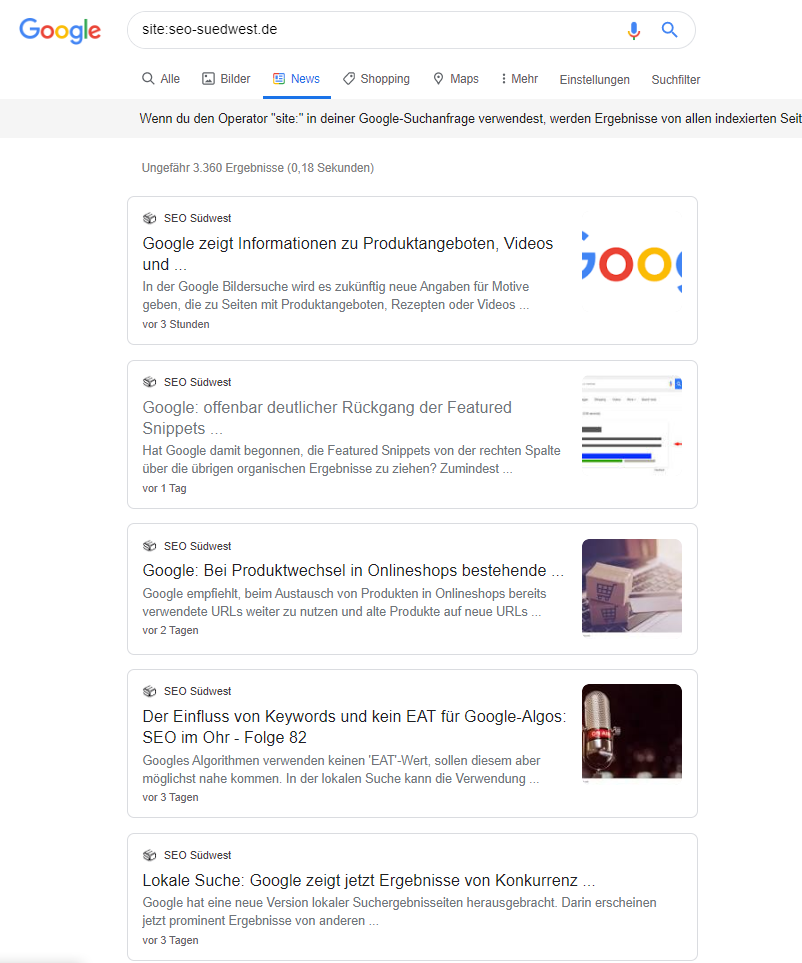 Google News: neues Layout jetzt auch teilweise in Deutschland