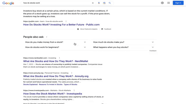 Google Test für neue Variante von ähnliche Fragen
