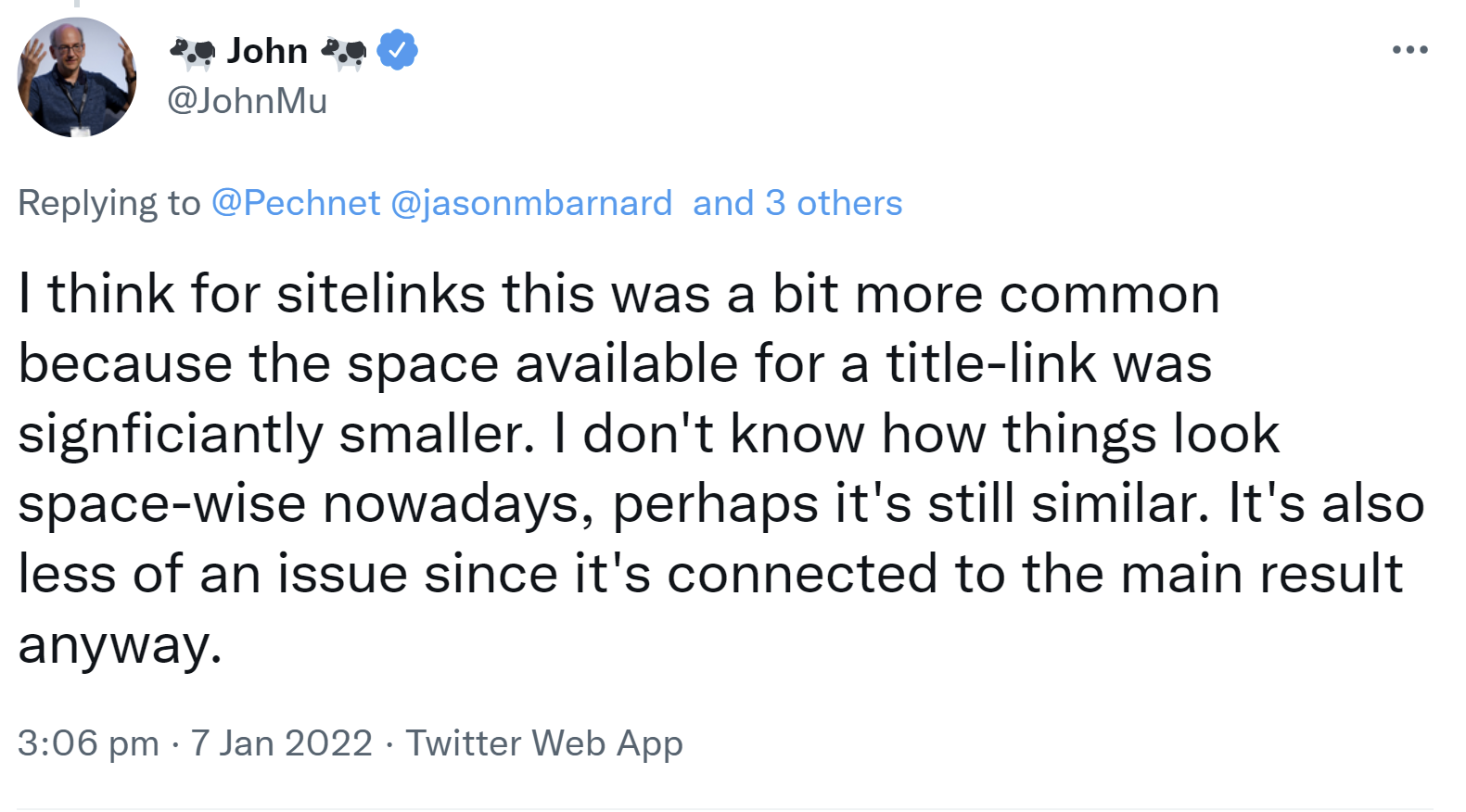 Google: Umschreiben des Title Links bei Sitelinks gab es schon lange vor dem Title Updates