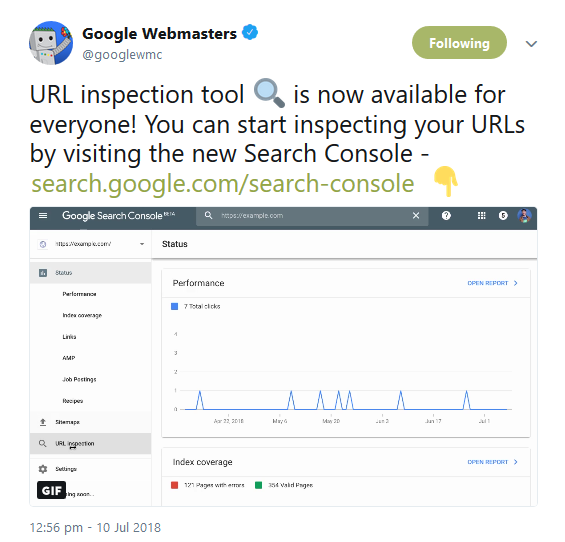 Google URL-Inspection-Tool jetzt für alle verfügbar