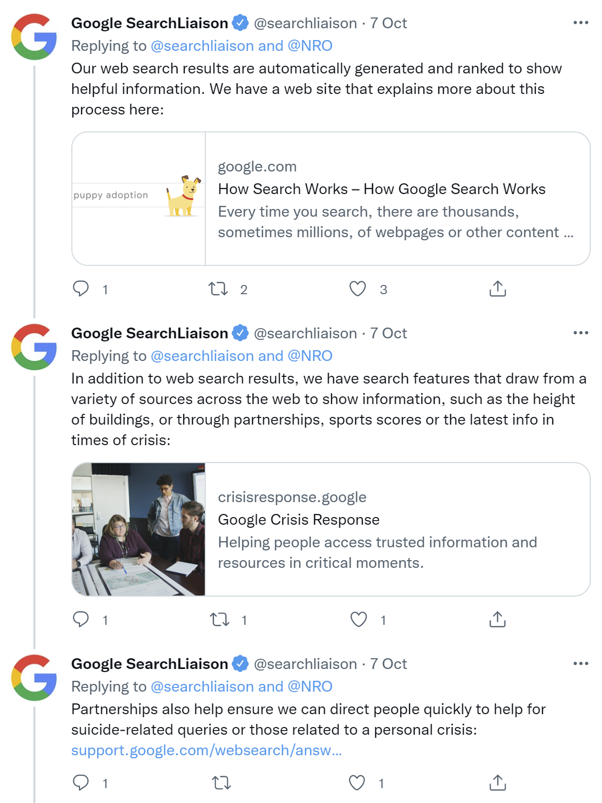 Google: Webergebnisse werden automatisch erstellt, doch es gibt weitere Suche-Features