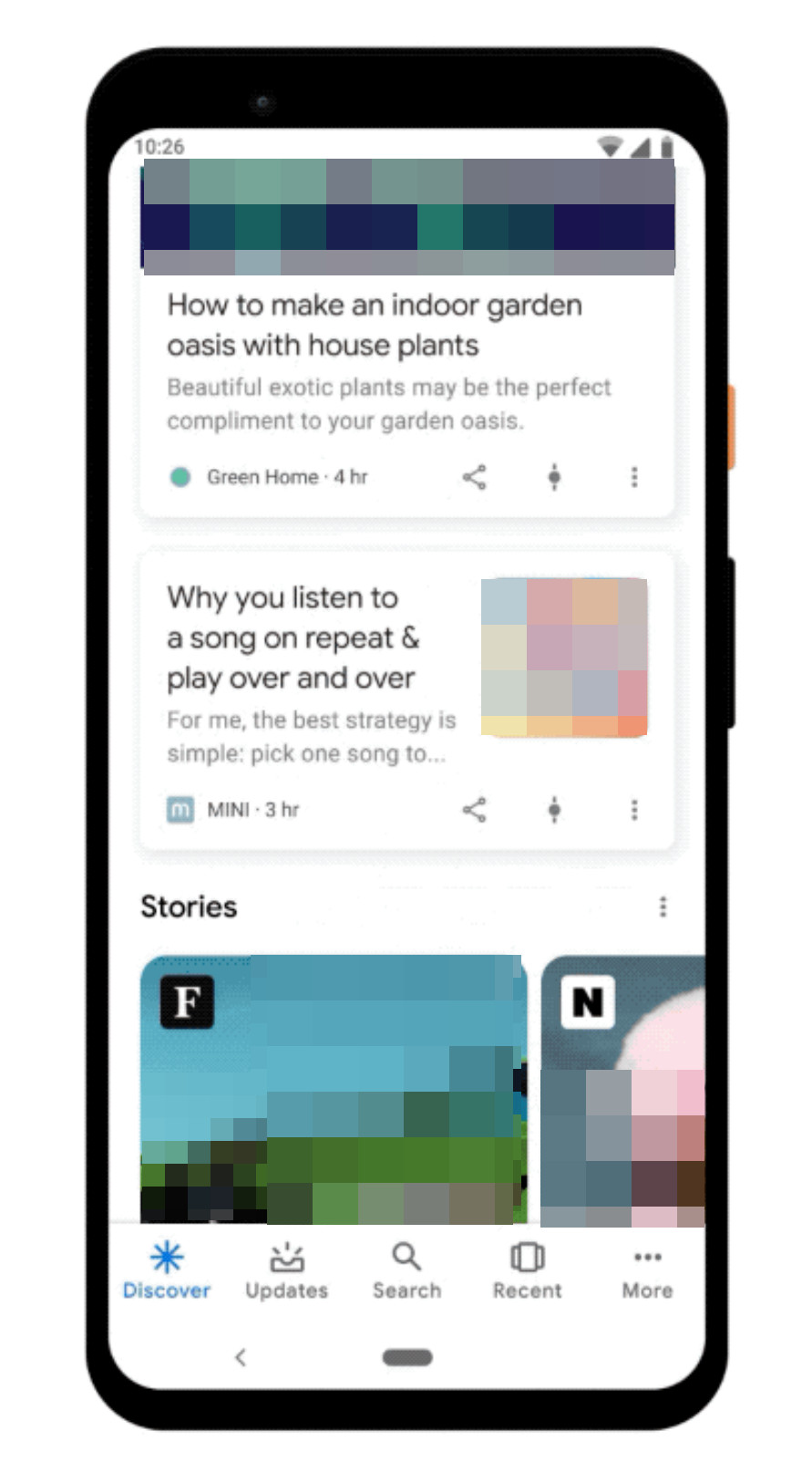 Web Stories in Google Discover