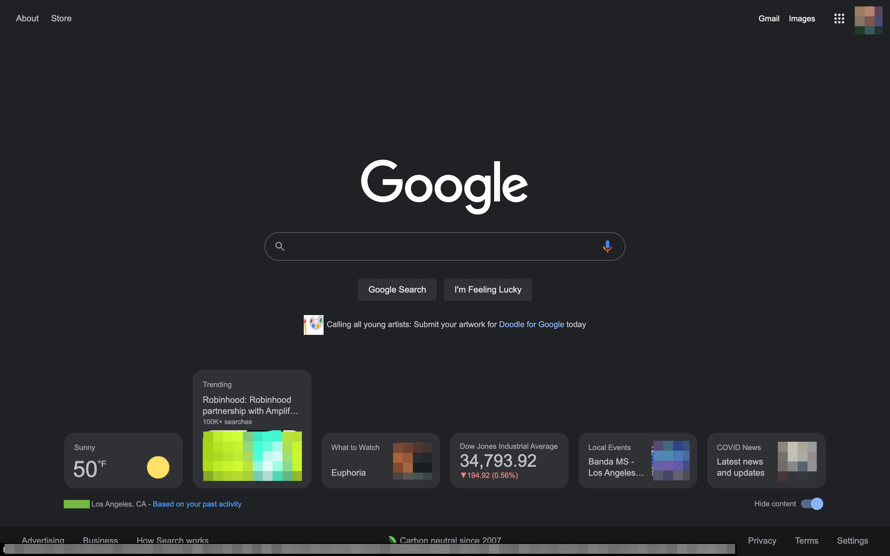 Google: Widgets auf der Desktop-Startseite der Suche - ein bisschen wie Discover