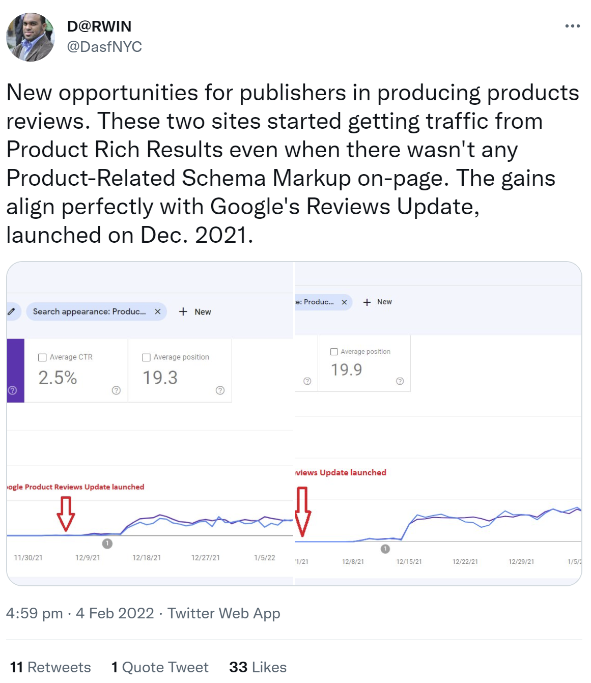 Google zeigt Product Rich Results für Seiten ohne Schema-Markup