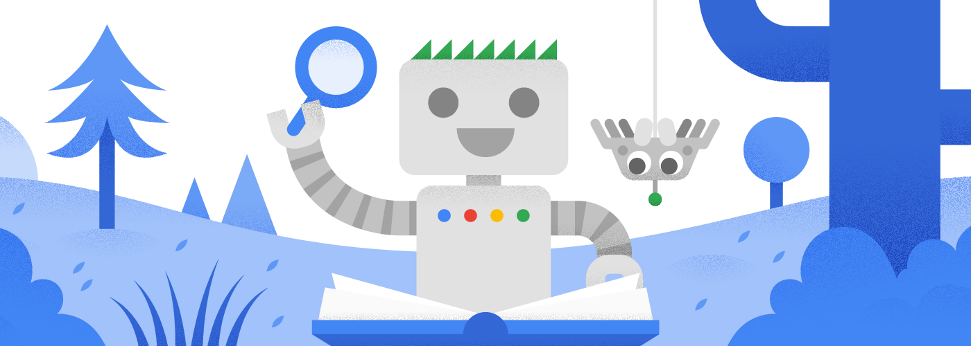 Googlebot mit Lupe
