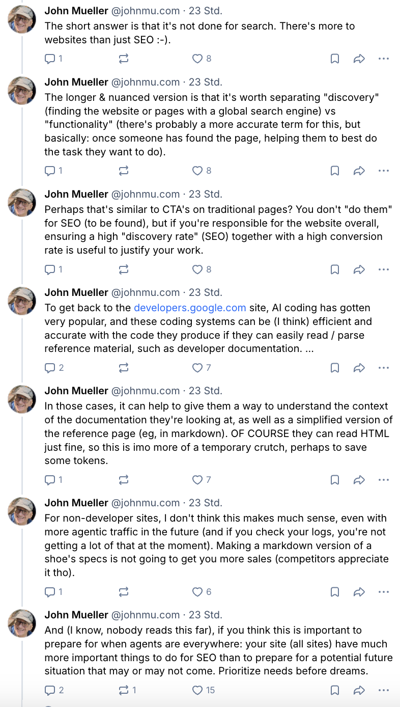 John Müller zu llms.txt