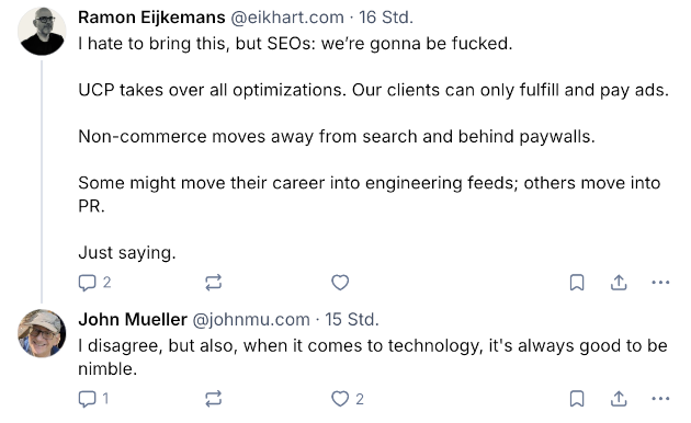 KI: SEOs sind nicht geliefert - John Müller auf Bluesky