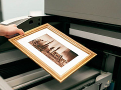 Bild auf Fotokopierer