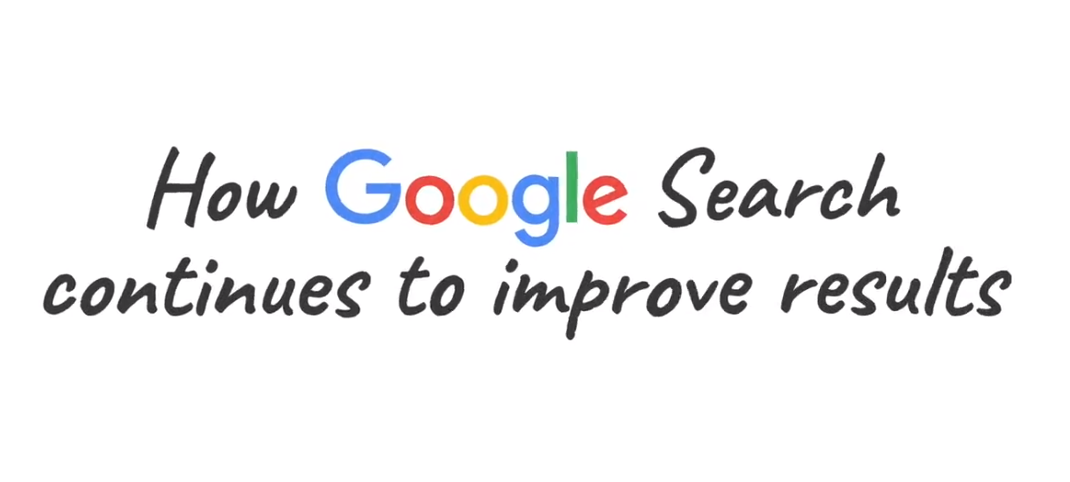 Wie Google Suchergebnisse verbessert
