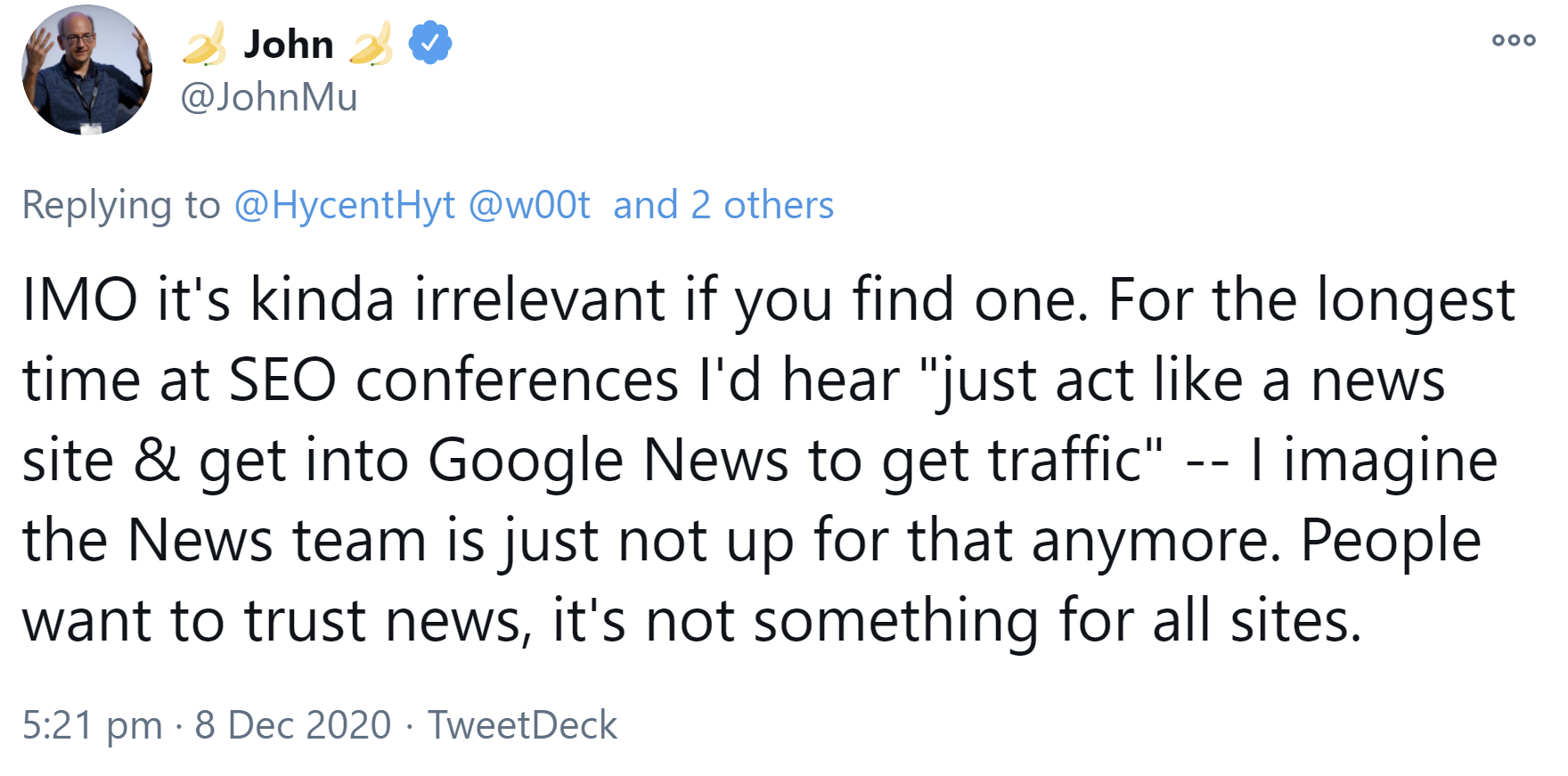 Ist es für Websites schwieriger geworden, in Google News aufgenommen zu werden?