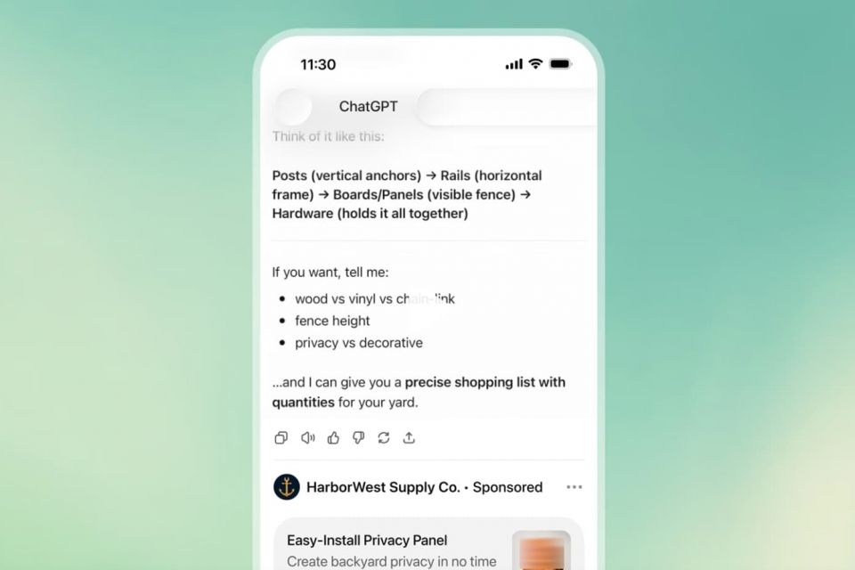 ChatGPT Ads