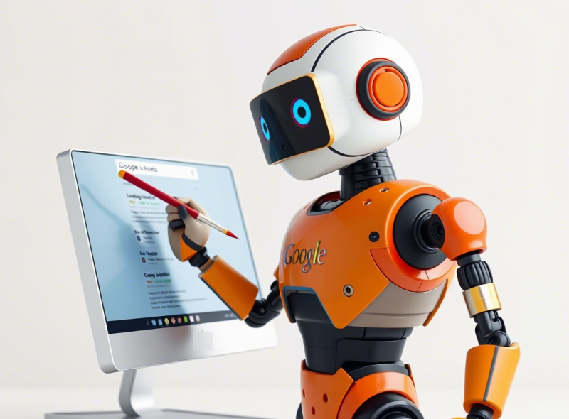 Googlebot malt Suchergebnisseite