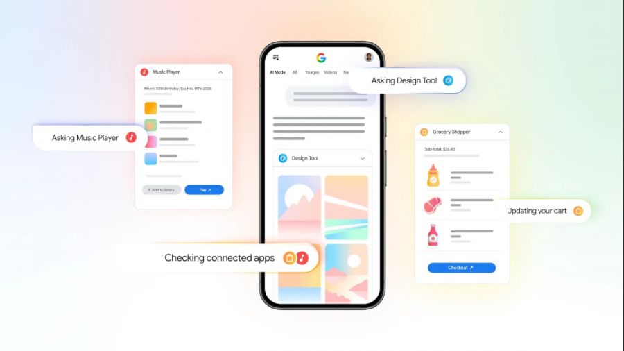Google AI Mode: Verbindung mit Apps
