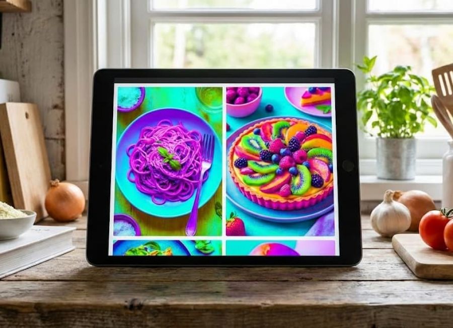 Unrealistisches Kochrezept. Bild per KI erstellt