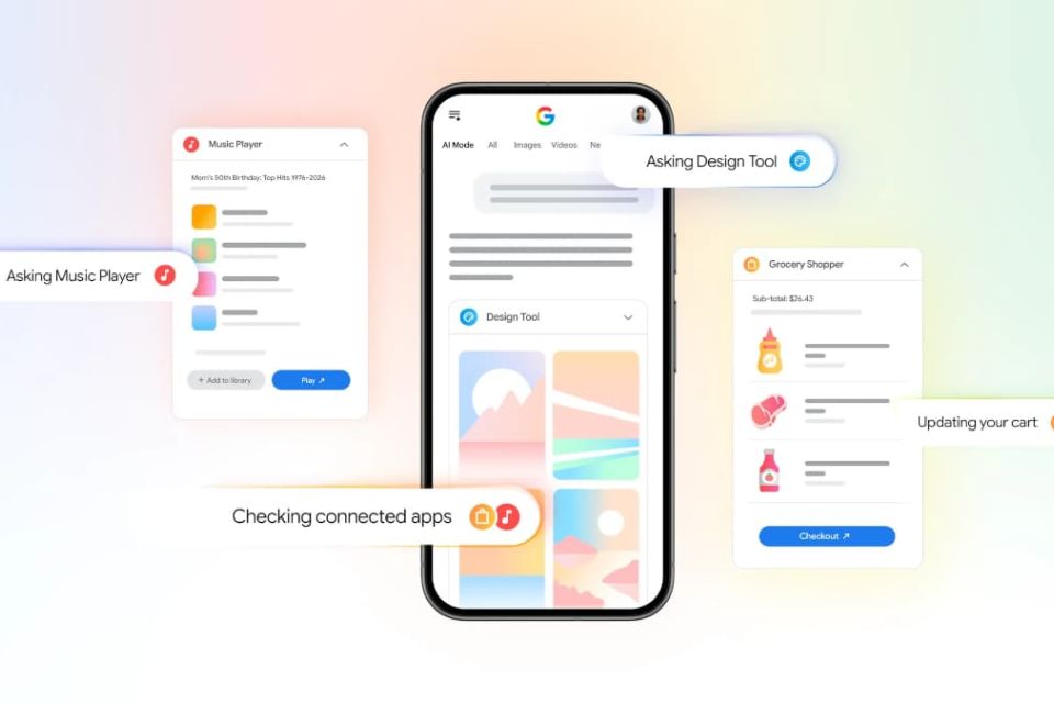 Google AI Mode: Verbindung mit Apps