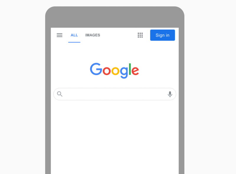 Google mobile Suche