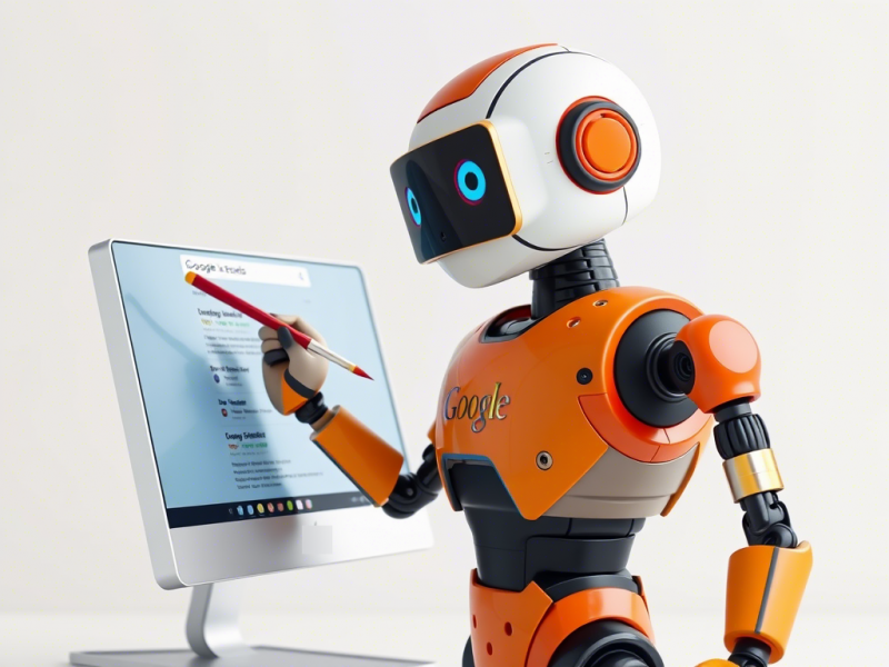 Googlebot malt Suchergebnisseite