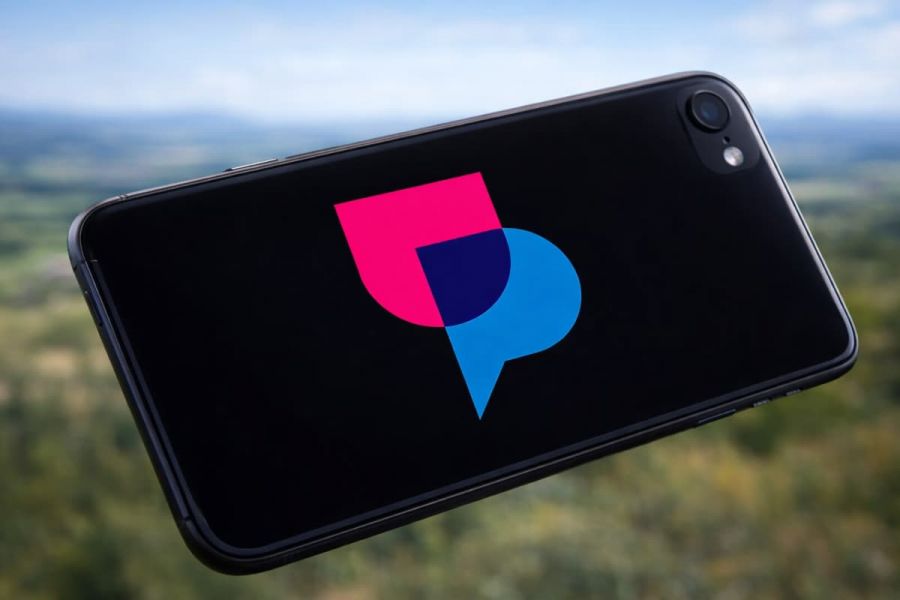 UpScrolled auf dem Smartphone