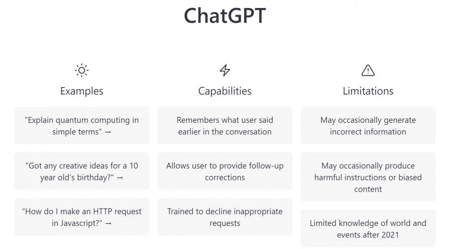 ChatGPT Startseite