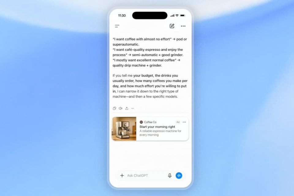 ChatGPT Ads
