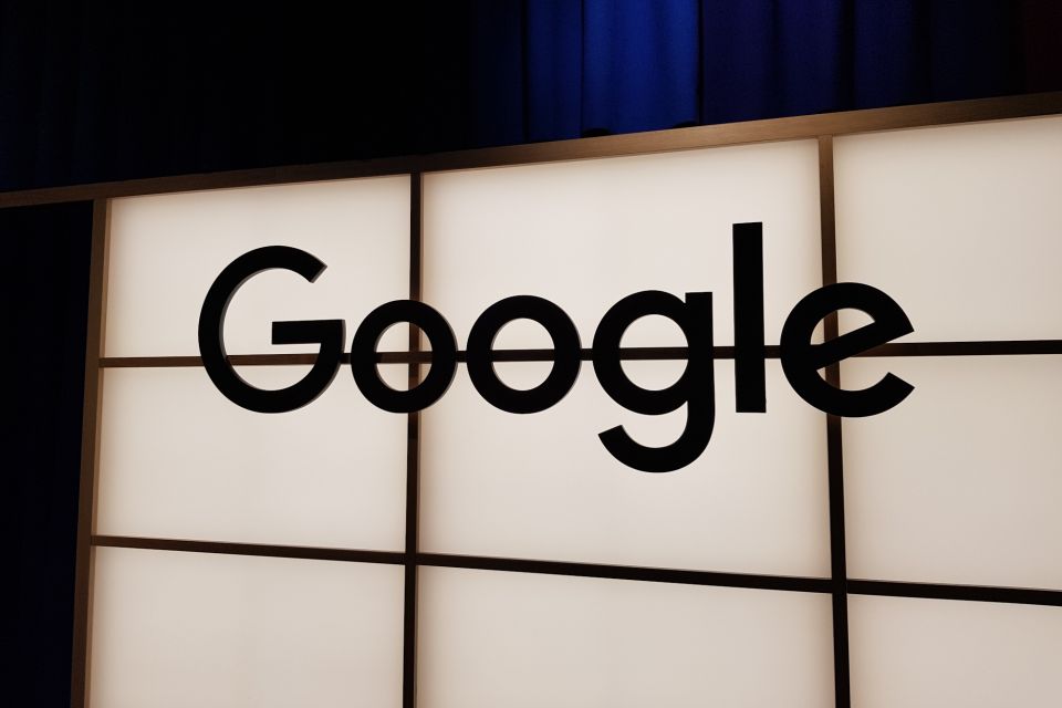Google Lichtwand